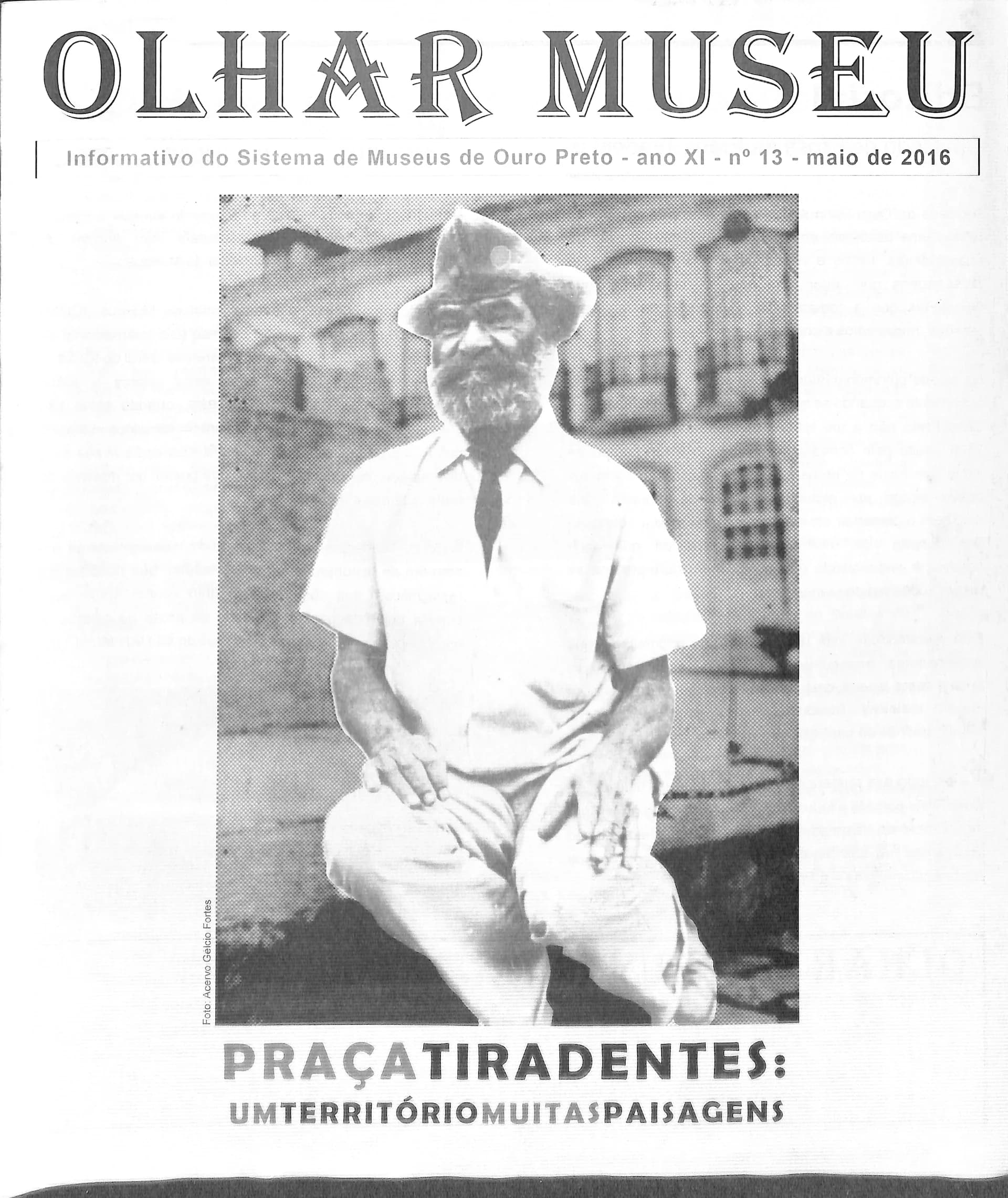 Capa do informativo Olhar Museu
